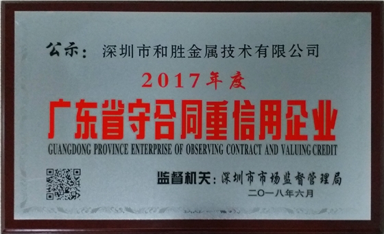 守合同重信用企業